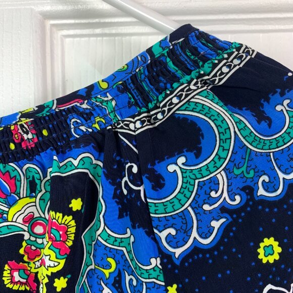 Lane Bryant Blue Multicolor Blouse - Picture 5 of 7